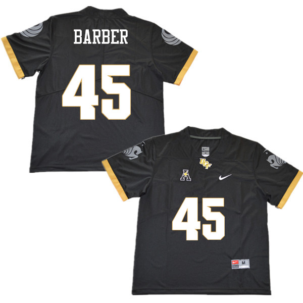 Men #45 Lyston Barber UCF Knights College Football Jerseys Sale-Black